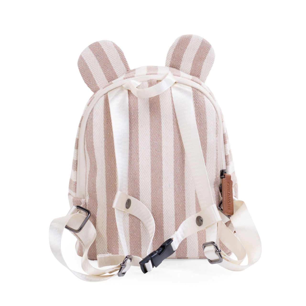 Childhome MY FIRST BAG STRIPES - NUDE/TERRACOTTA